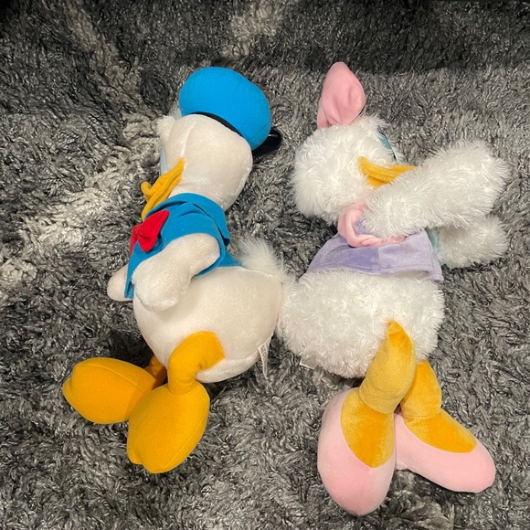 Disney Donald Daisy Duck Plush Dolls Toy Disney World Exclusive Vintage 14” 18” - Picture 3 of 9